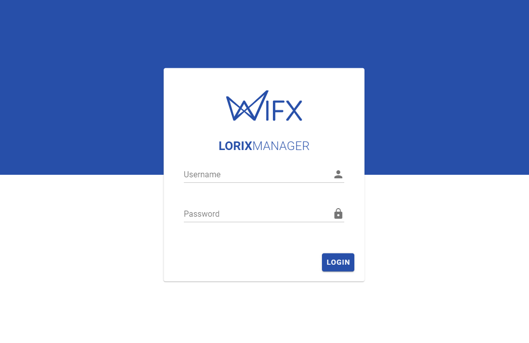 Wifx L1 login page