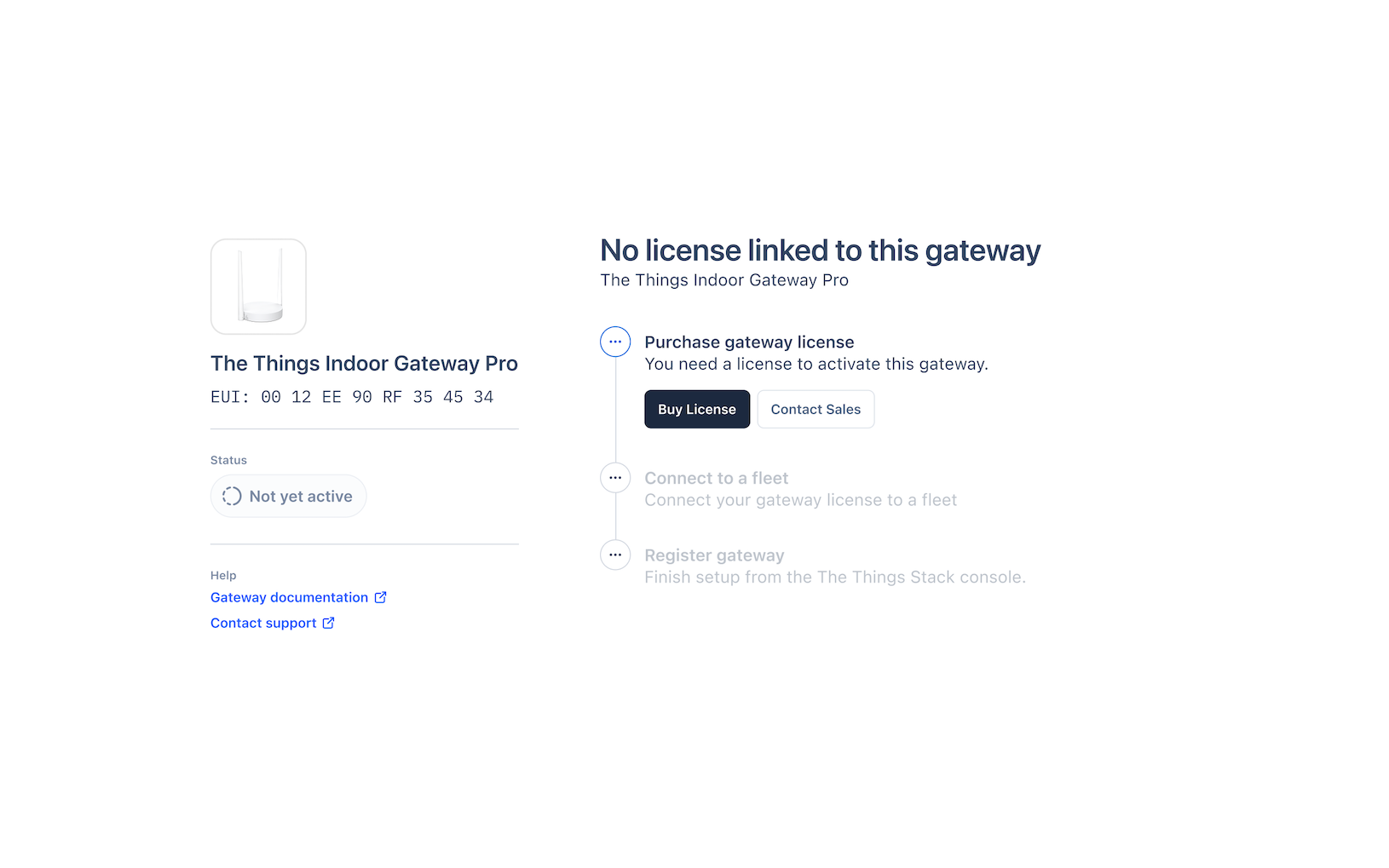 Gateway Status Page