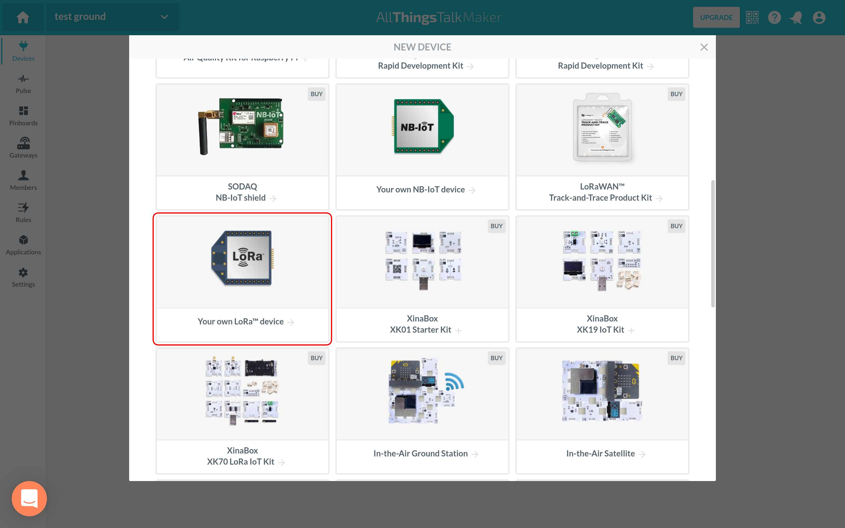 Choosing a LoRa device