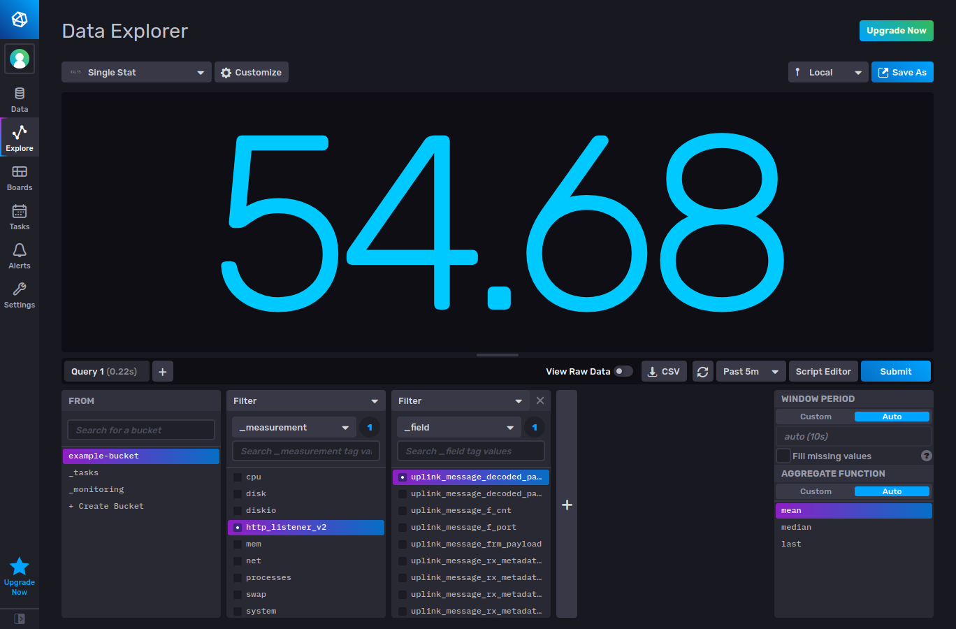 Monitoring the HTTP data