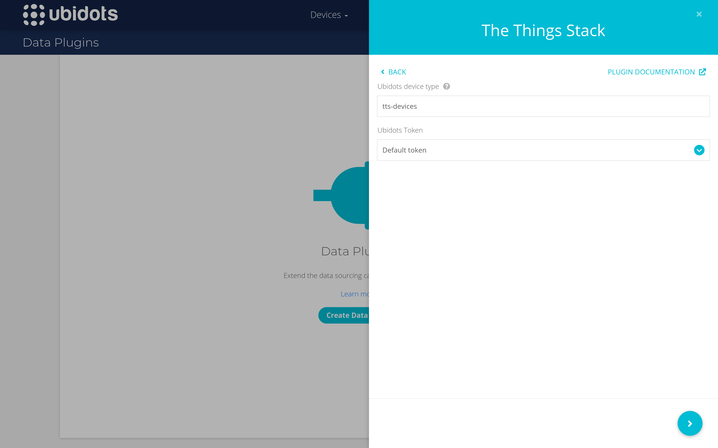 Creating a device type and selecting token