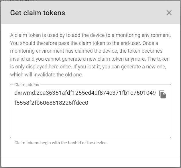 Get claim token