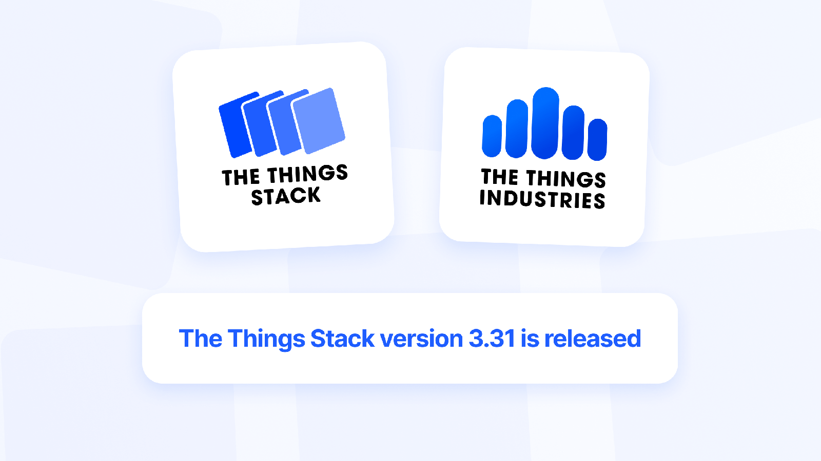 The things stack version 3 31 is released the things industries